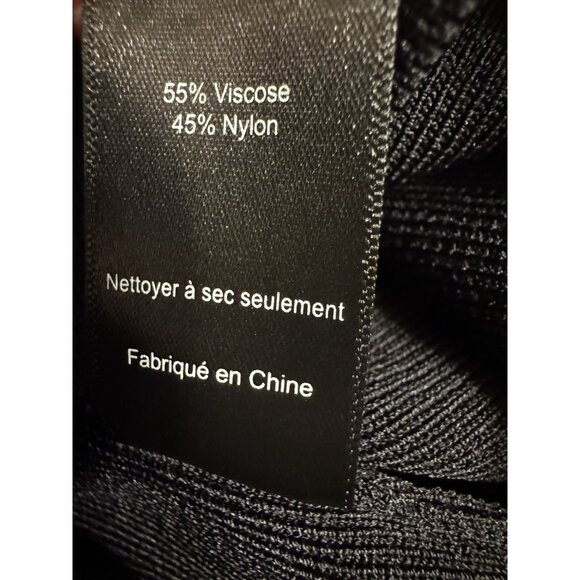 ASTR the Label XS Jovie Knit Bodycon Sweater Dress Black Lace Up Open Front NEW - Picture 13 of 13